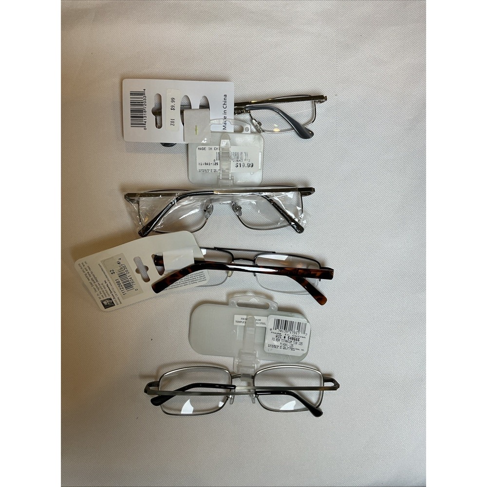 Lot Of 4 Reading Glasses +1.25 - Picture 4 of 4